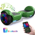 thumbnail image 1 of HOVERSTAR 6"Off-Road Hoverboard for Kids & Adults,Two-Wheel Self Balancing Flashing LED Wheels Electric Scooter,15km/h Max Speed,LED Light,UL 2272 Certified (Green), 1 of 8