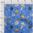 thumbnail image 2 of oneOone Cotton Flex Medium Blue Fabric Galaxy Fabric For Sewing Printed Craft Fabric By The Yard 40 Inch Wide, 2 of 4