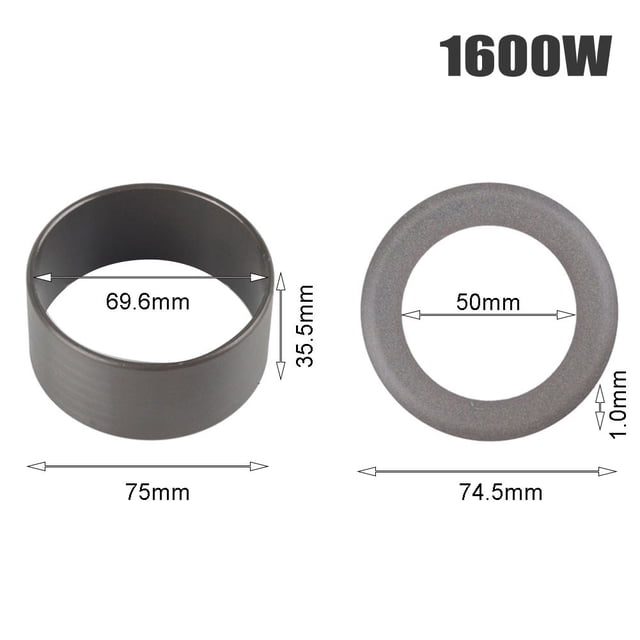 Oil Free Mute Air Compressor Cylinder Sleeve Piston Ring Set Suitable For 750/950/980W Models Complete Specifications