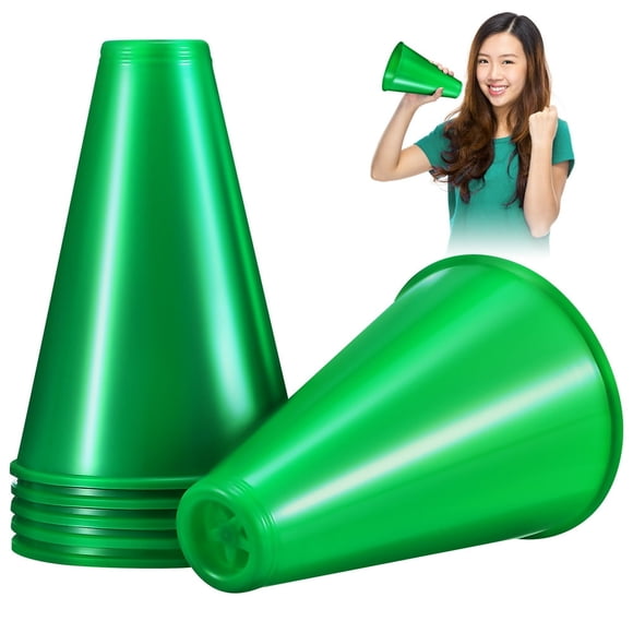 HLONK 6 Pcs Cheer Megaphones Plastic Megaphone Party Favor Megaphones Cheer Party Favors