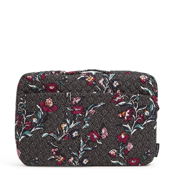Vera Bradley Women's Cotton Laptop Organizer Perennials Noir Dot One Size