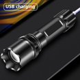 thumbnail image 4 of Camping Flashlight High Brightness Zoomable Compact Size Waterproof Long Irradiation Distance Aluminum Alloy Outdoor Portable Emergency Flashlight LED Torch, 4 of 10