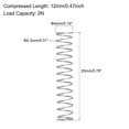 thumbnail image 3 of Unique Bargains 4mmx0.3mmx20mm 304 Stainless Steel Compression Spring 2N Load Capacity, 15pcs, 3 of 5