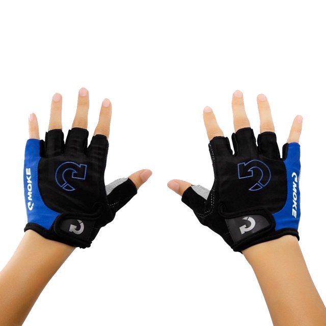 Agiferg Gants de Sport de Course Cyclisme Moto Vélo Gel Demi-Doigt S m L TG