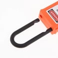 thumbnail image 3 of PL38-KD 38 mm PVC Curved Safety Lockout Padlock Safety Lock Orange, 3 of 7