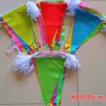 thumbnail image 1 of 5 Couleurs Bunting 80M Fête Vacances Décoration Triangle Chaîne Drapeaux, 1 of 7