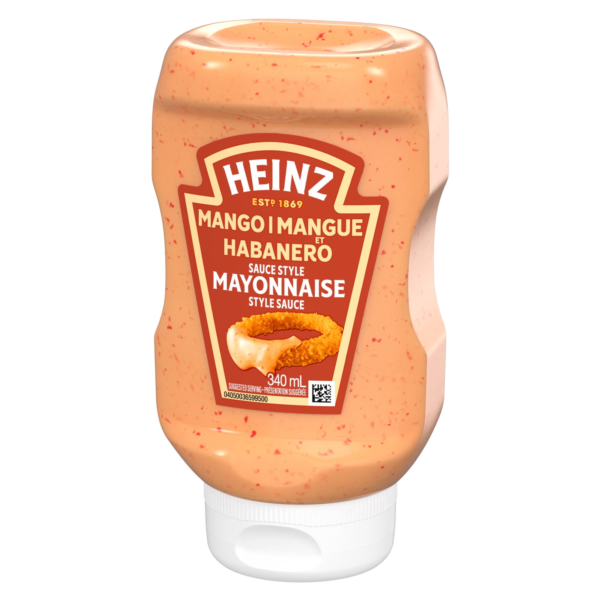 Sauce Style Mayonnaise À La Saveur De Mangue Et Habanero, Bouteille