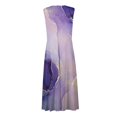 thumbnail image 4 of TJAZFJPA Robes Évasées pour Femmes Mode Printemps et Été Imprimé Sans Manches Col en V Fermeture Éclair Latérale Style Robe 2 Pcs Robes pour Femmes Manches Longues Robe Cocktail Femmes, 4 of 5