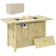 thumbnail image 1 of Outsunny Table de Foyer au Propane de 43 Pouces avec Housse Imperméable 50 000 BTU, 1 of 10