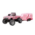 thumbnail image 1 of ABS 1/64 Mini Rc Monster Truck With Trailer 4G Remote Control USB Rechargeable Alloy Housing Mini Rc Truck And Trailer 1/64 Remote Control Monster Rc USB Rechargeable Body Lights Monster Car Mini Rc, 1 of 9
