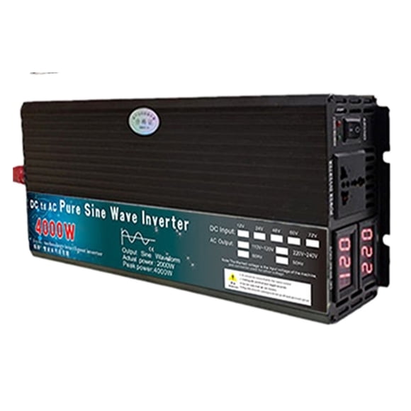 Inverter 4000W 5000W Pure Sine Wave Inverter DC12V 24V 48V 60V To AC 110 220 Solar Power Voltage Converter Car Household ,Wide Usage