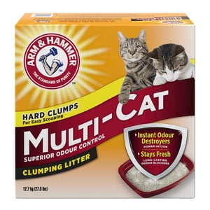 Arm & Hammer Multi-Cat Strength Clumping Cat Litter, 12.7 kg
