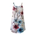 thumbnail image 4 of TJAZFJPA Robe Nuisette en Satin Robe de Plage pour Femme Paréos de Bikini Tenue de Plage Décontractée Vacances Robes Courtes d'Été Robe Argentée Robes Rouges pour Femmes, 4 of 5
