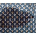 thumbnail image 5 of oneOone Viscose Chiffon Navy Blue Fabric Block Craft Projects Decor Fabric Printed By The Yard 42 Inch Wide-UY, 5 of 5