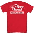 thumbnail image 1 of Toy Story Mens' Pizza Planet Delivery Shuttle T-Shirt (Medium), 1 of 2