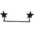 thumbnail image 1 of Wrought Iron Towel Bar Star Large Amish Made!, 1 of 3