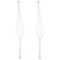 thumbnail image 1 of MasteelfCA 2pcs Macrame Indoor Plant Hanger Decorative Planter Holder Indoor Hanging Planters Holder, 1 of 9