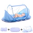 thumbnail image 3 of Filet de Lit pour Bébé Pliable Portable en Polyester, Lit de Sommeil pour Nouveau-Né, Lit de Voyage, 3 of 8