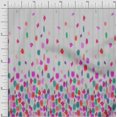 thumbnail image 1 of oneOone Cotton Cambric Fabric Chevron & Brush Stroke Panel Printed Craft Fabric BTY 56 Inch Wide, 1 of 3