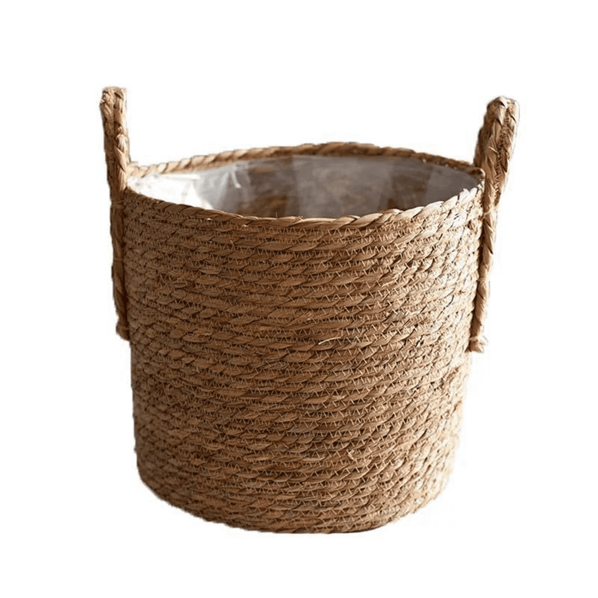 Plant Pots Seagrass Planter Basket Flower Pot Cover Woven Plant Container Vase Wicker Trash