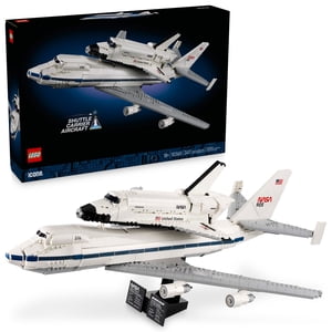 LEGO Icons Shuttle Ensemble de construction d'aéronefs de transport pour adultes - Navire spatial & Trousse de modèle d'avion pour adultes, âges 18+ - Air & Space Décor - Idée cadeau pour les hommes & Femmes - 10360
