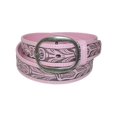 thumbnail image 1 of CTM® Leather Western Embossed Belt with Removable Buckle, 1 of 2