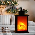 thumbnail image 3 of pitrice Portable LED Fireplace Lantern Flamless Fire Effect Lamp Lawn Porch Hallway LED for Fireplace Lamp Home Garden M Square, 3 of 9
