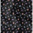 thumbnail image 1 of Soimoi Black polyester Crepe Fabric Insect Print Sewing Fabric Yards 52 Inch Wide, 1 of 6