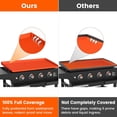 thumbnail image 4 of Full-Edge 36" Blackstone Silicone Griddle Cover, Includes 16" Silicone Spatula Mat, Premium Food-Grade Grill Buddy Mat, Reusable Top Protector, Ideal for All-Season Outdoor Use, 4 of 8
