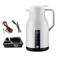 thumbnail image 4 of Car Kettle Water Boiler, Truck Kettle Fast Heating Heating Kettle, Electric Car White With Base, 4 of 9