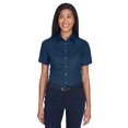thumbnail image 1 of Harriton Chemise en Sergé à Manches Courtes pour Femmes Easy Blend? avec Protection contre les Taches, 1 of 1