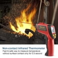 thumbnail image 4 of AstroAI Digital Infrared Thermometer, Laser Temperature Gun with LCD Screen -58℉~1022℉ (-50℃～550℃) for Baking, Barbecue, Car Engine and Tire, Auto-off, Red, 4 of 9