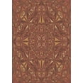thumbnail image 1 of Ahgly Company Machine Washable Indoor Rectangle Transitional Fire Brick Red Area Rugs, 2' x 3', 1 of 7
