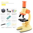 thumbnail image 2 of Yellow Kids Science Microscope Toy Hd 100X 600X 1200X Magnification For Biological Exploration Experimental Kit Educational Tool Size 5.12X3.35X9.06 Inches Weight 0.60 Lbs, 2 of 3