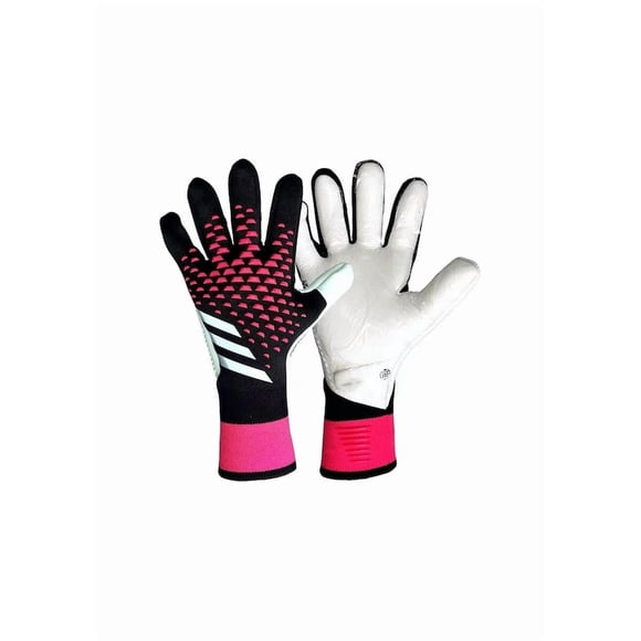 Youth Pro-Grade Football Goalkeeper Gloves: Non-Slip Training Gear for Student Goalies, Size 8, Pink – Ideal for Kids' Professional Soccer Practice and Match Use