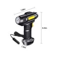 thumbnail image 3 of Tire Pressure Gauge Aaa150Psi Tire Inflator Portable Air Compressor Air Pump for Car Tires 12V Auto Tire Pump with Digital Pressure Gauge with Emergency Led Light Led Lights for Car, 3 of 9