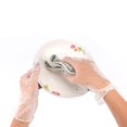 thumbnail image 5 of 100PCS Qualité Alimentaire PVC Gants Transparent Beauté Tatouage Barbier Restauration Cuisson Ménage Poudre Libre Latex Libre, 5 of 5