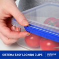 thumbnail image 2 of Sistema Klip It 67-Ounce Rectangular Food Container, 2 of 8