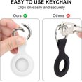 thumbnail image 3 of LAICAIW [4 Pack] Étui AirTag pour Apple AirTag 2021, Anti-Perte pour Étui AirTags Compatible avec Porte-Clés AirTag Anneau de Clé, Anti-Rayures pour Support AirTags Housse de Protection pour Apple AirTags Case Acces, 3 of 7