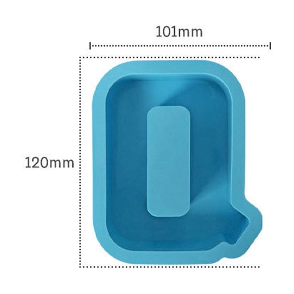 Moule Alphabet en Résine Moule en Silicone pour Lettres pour Bougie Savon Époxy Artisanat Bricolage Déco