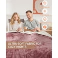 thumbnail image 2 of JoanKaren Electric Heated Blanket ,King Size Soft Velvet Heating Blanket with Dual Controls,4 Heat Levels & 10H Auto Off,100"x90",Pink, 2 of 10