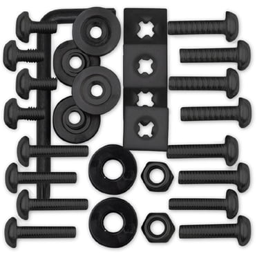 Cruiser Accessories Ultimate Kit Locking Fasteners, Star Pin, Stainless Black PTFE