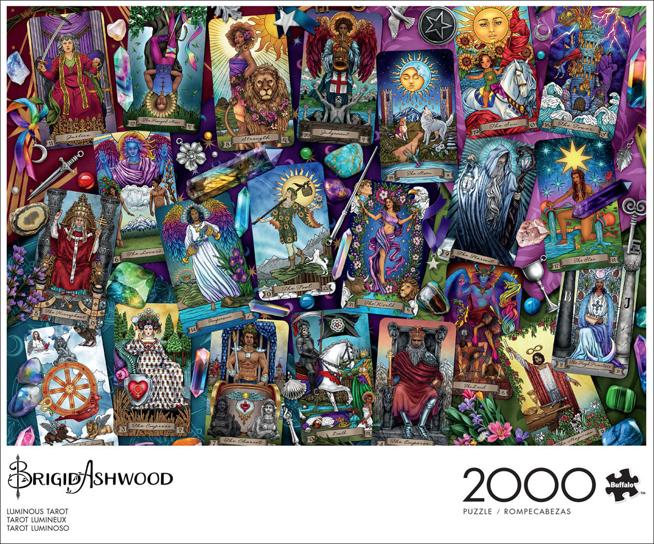 Buffalo Games Luminous Tarot Puzzle de 2000 pièces pour adultes âgés de 14 à 99 ans