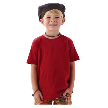 Rabbit Skins Toddler Fine Jersey Double Needle T-Shirt. 3321, Navy 2T
