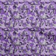 thumbnail image 1 of oneOone Rayon Purple Fabric Abstract Craft Projects Decor Fabric Printed By The Yard 56 Inch Wide, 1 of 4