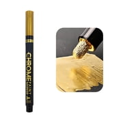 Electroplated Marker Pen with Metal Finish for DIY Projects Smooth Writing Experience Versatile Art Tool for and