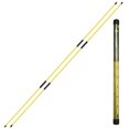 thumbnail image 1 of caiton Bâtons d'Alignement de Golf Pliables en Trois Sections pour Correction de Posture, Fibre de Verre Durable, Design Compact Pliable, Adapté pour la Pratique Intérieure et Extérieure (Jaune), 1 of 6