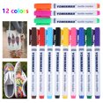 thumbnail image 3 of ZTOO 12Pcs Colors Marker Set Permanent Fabric Paint Fine Point Textile Marker Pen for Teens Girls Adults, 3 of 6