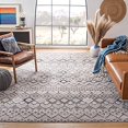 thumbnail image 2 of SAFAVIEH Amsterdam Collection AMS108F Moroccan Boho Non-Shedding Living Room Bedroom Area Rug, 5'1" x 5'1" Square, Light Grey / Brown, 2 of 5