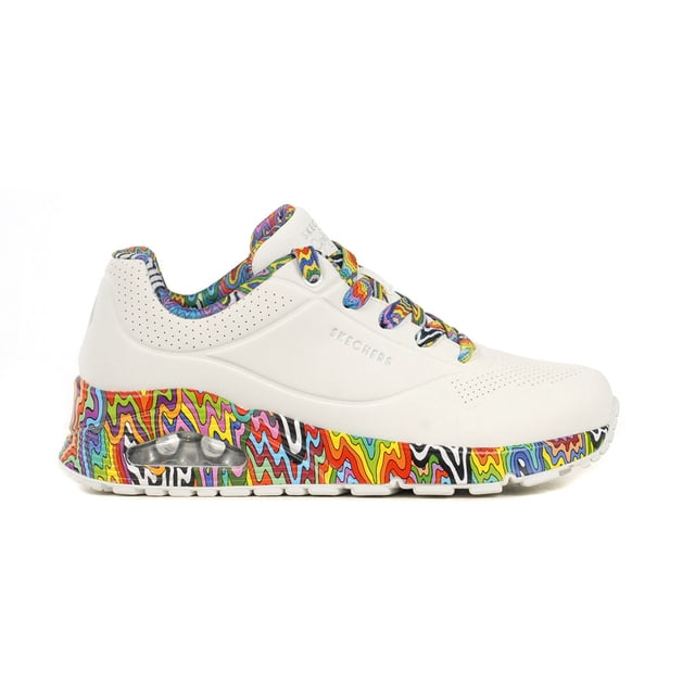 Skechers x Jen Stark pour Femmes Uno - Mini Drip Blanc/multicolore Espadrilles 177959.WMLT - 6.5